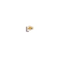 Orecchini Rue des Mille Donna in Argento Zirconia ORZ-011 LOB INIZ AU L - ORZ-011 LOB INIZ AU L